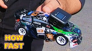 The Actual Outdoor Top Speed of 1/28 Scale WLTOYS K989 On Road RC