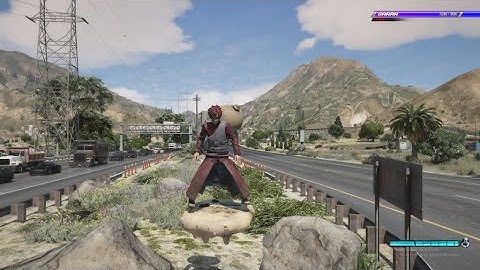 GTA 5 Gaara with Silver Surfer mod