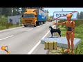 БОМЖ-ПУТЕШЕСТВЕННИК! ОПАСНОЕ ВЫЖИВАНИЕ У ТРАССЫ | BeamNG.drive