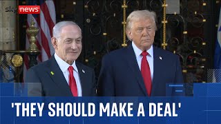 Trump warns he'll 'knock the hell' out of Iran if it tries to rearm nuclear capabilities