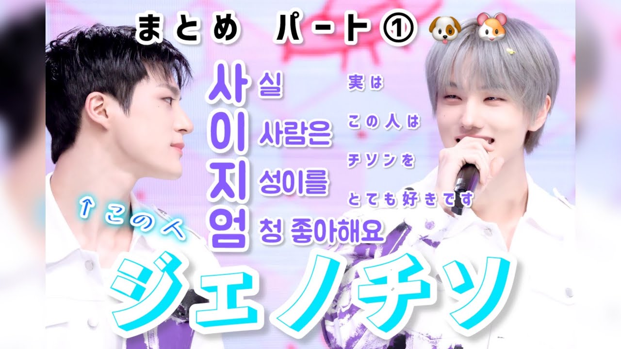 사이지엄 ジェノチソまとめ①【NCTDREAM ジェノ チソン ジェノチソ】