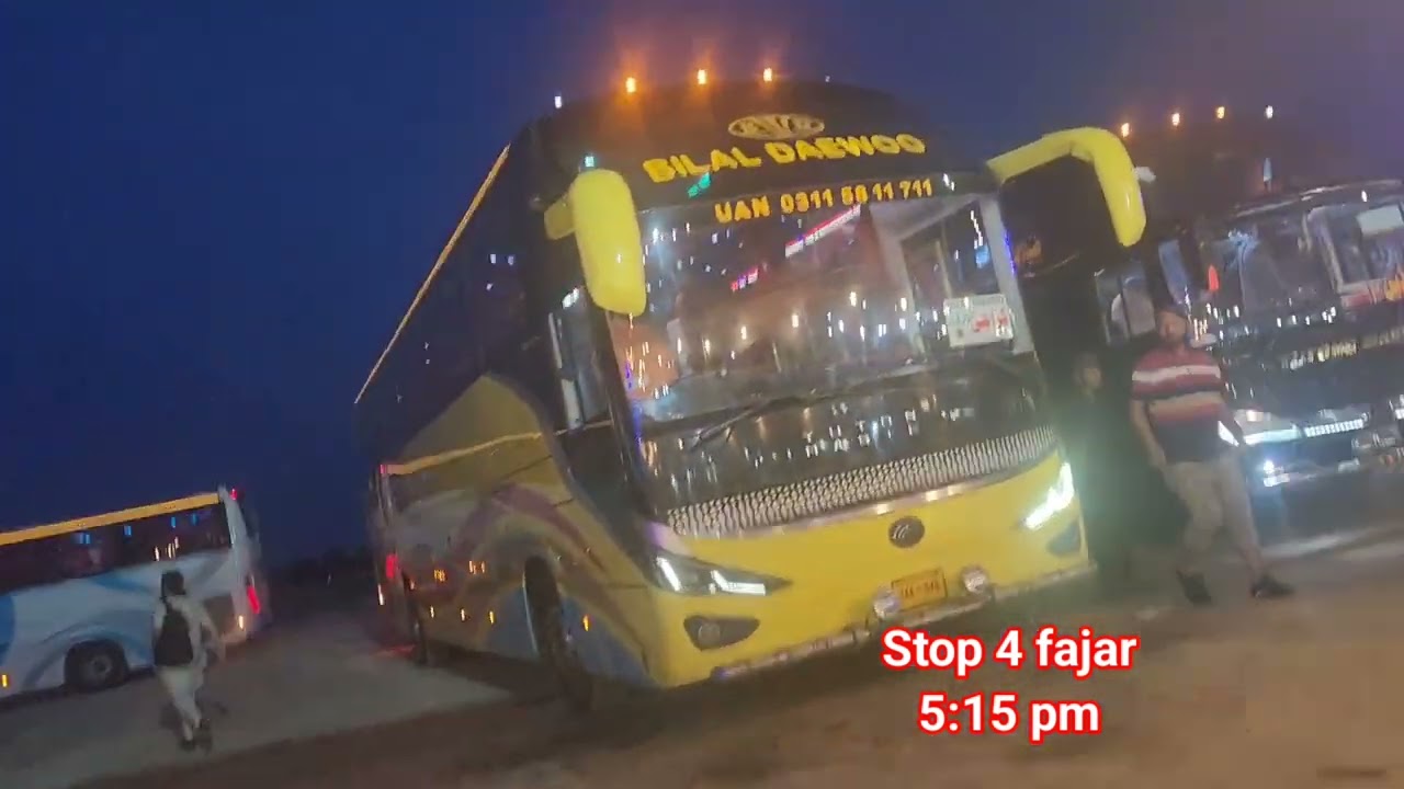 Ziauddin coach Bannu to Karachi part 5 | nosheen coach or mohmand movers sy muqbala