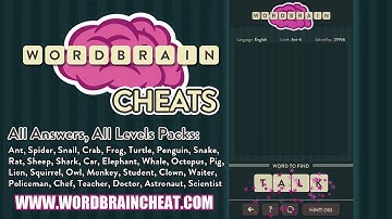 WordBrain Ant 6 Cheats | WordBrain Cheats | Ant 6 Answer