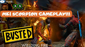 MK1 Scorpion GAMEPLAY! HE IS IN THE KRYPT STORE!!!! MK Mobile