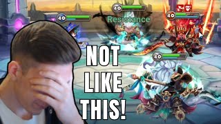 GETTING MY FIRST LOSS OF THE SEASON? (Summoners War Siege)