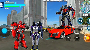 Cool Robot Transforming Game 2023: Transformations of Robot Car 3D - Android iOS Gameplay