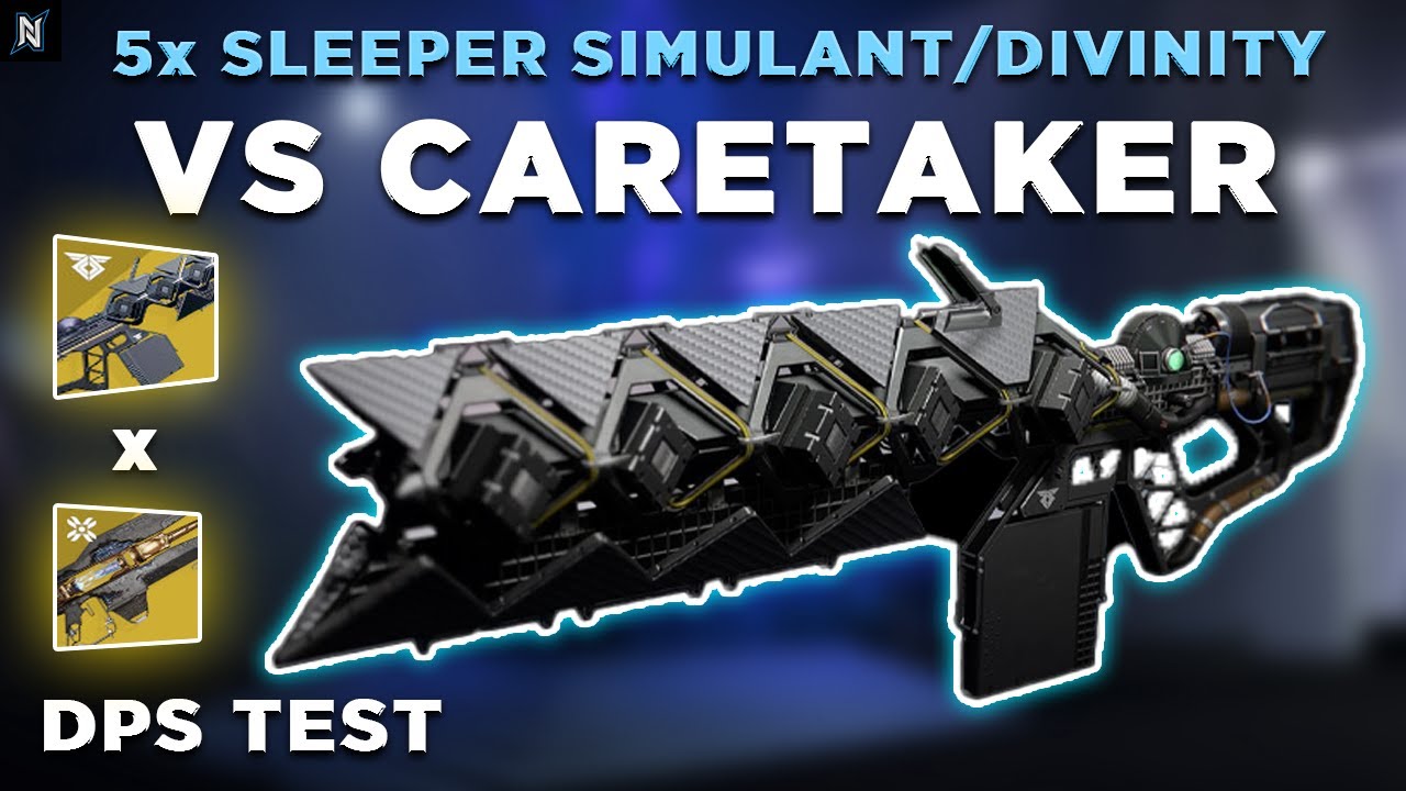 5x SLEEPER SIMULANT + DIVINITY vs CARETAKER! | Destiny 2 Vow of the Disciple