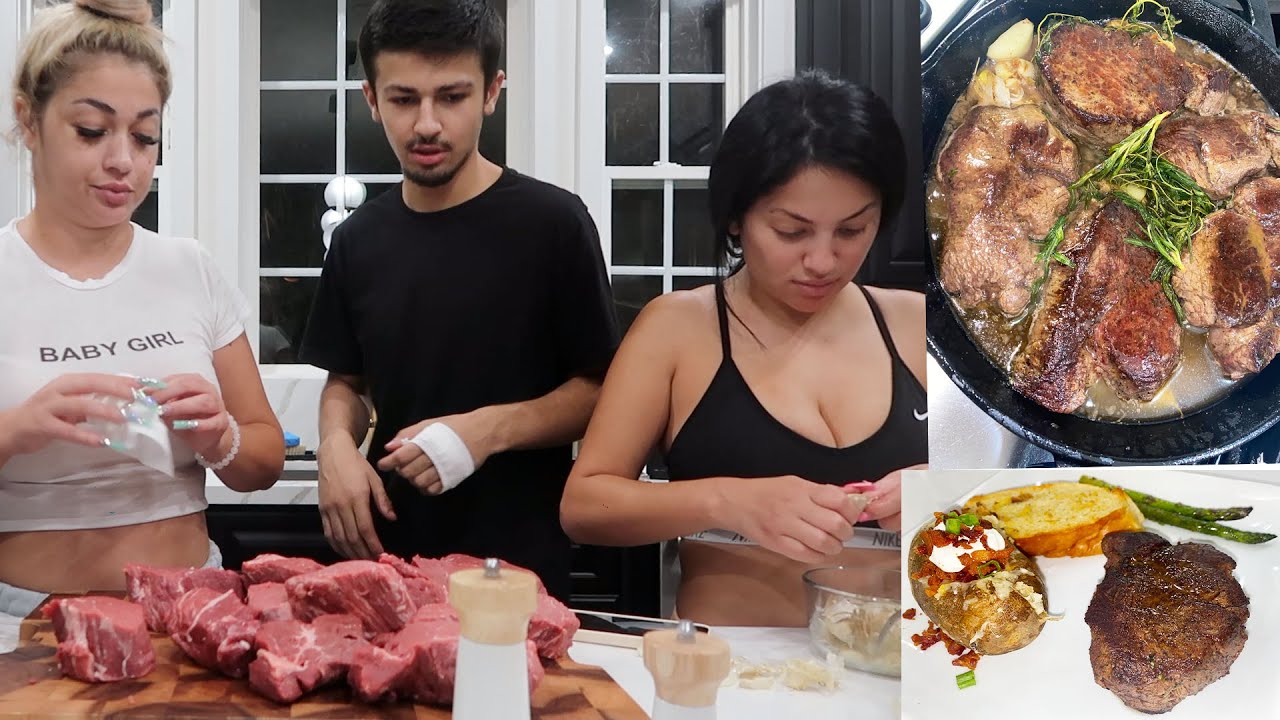 GORDO TEACHES THE FAMILY HOW TO COOK STEAK