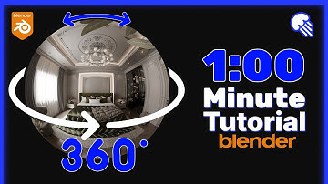 [ 60 Sec Tutorial ] How to Render 360 Panorama in Blender | بالعربي