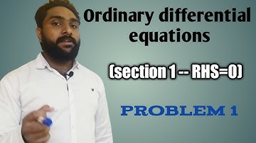 How to find complementary function when RHS=0 in English