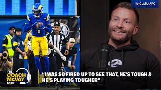 Sean McVay On Matthew Stafford’s Leadership, Emmanuel Forbes Jr’s Interception & Run Game Efficiency