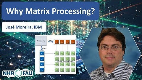 NHR PerfLab Seminar: Why (and how) matrix processing?