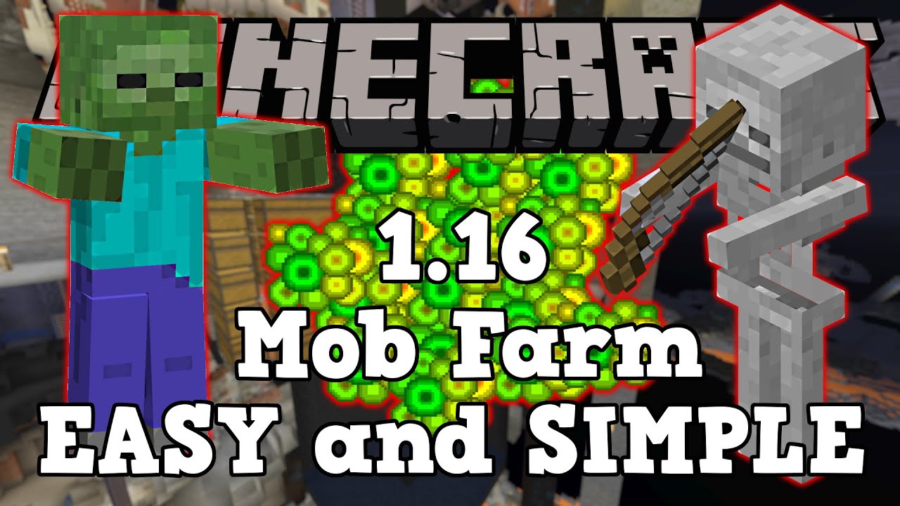 🔴 How To Make A EASY and SIMPLE MOB FARM in MINECRAFT 🔴 