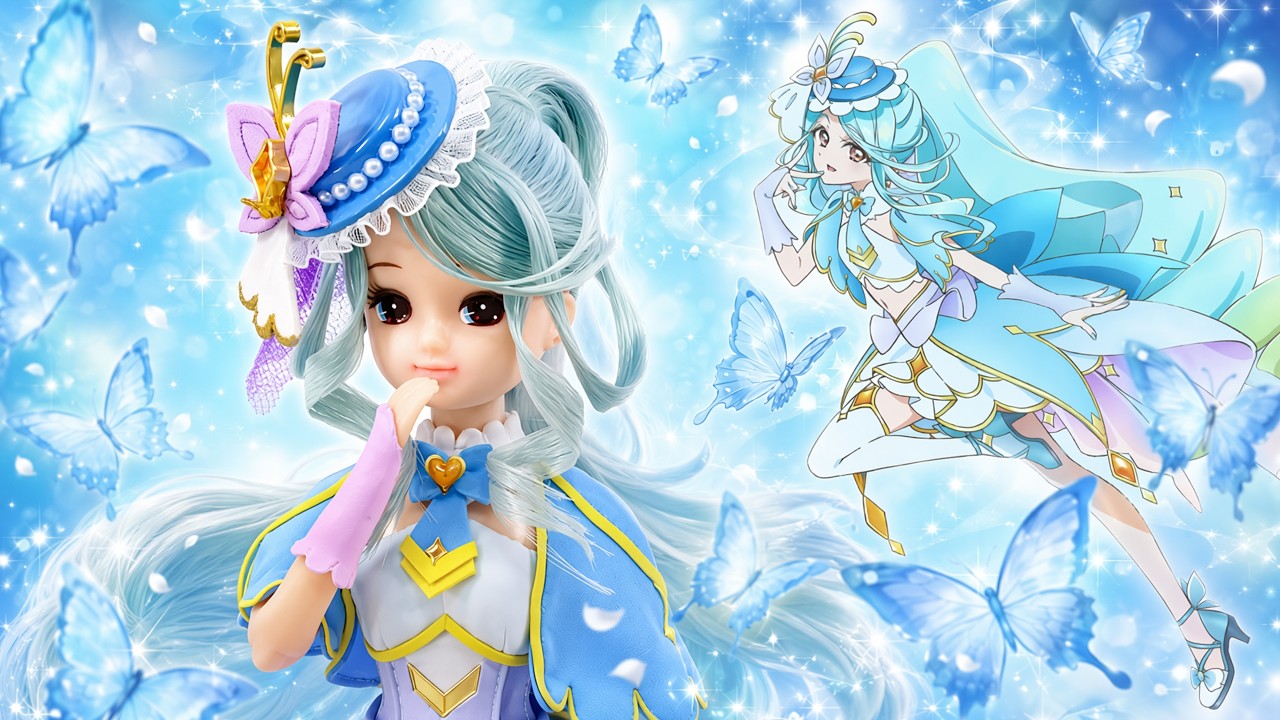 名探偵プリキュア❤️キュアエクレール🦋リカちゃん人形がリメイク変身DIY✨キュアアルカナシャドウとキュアアンサー、キュアミスティックが100円ショップ材料で手作り工作!なぜ?謎?ANSWER⭐️