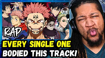 Reacting to 954mari - JUJUTSU KAISEN SHIBUYA RAP CYPHER