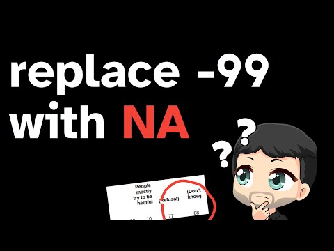 Replace a missing value category with NA in R