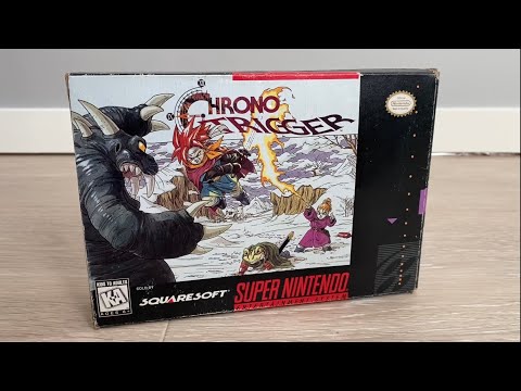 Chrono Trigger Unboxing ASMR - Super Nintendo