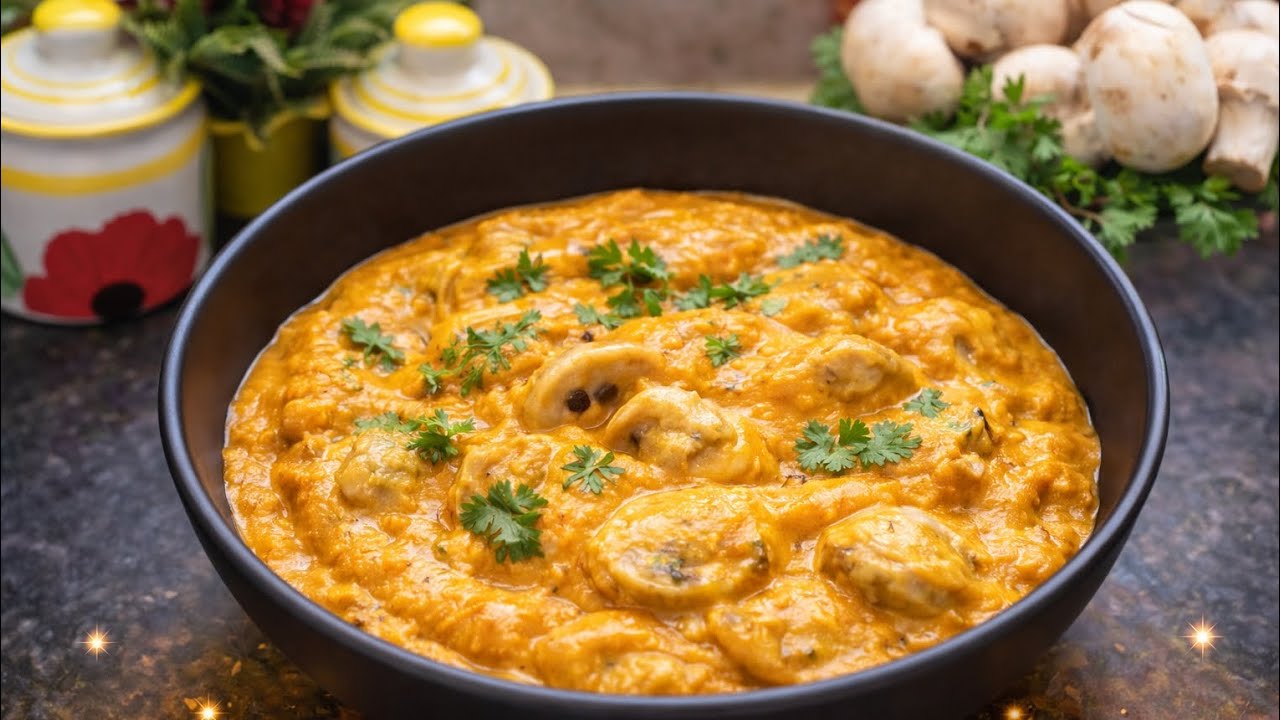 అన్నం, రోటీ, నాన్ దేంట్లోకైనా సూపర్ గా వుండే పుట్టగొడుగుల కూర #mushroomcurry #subscribe #easy 