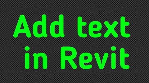 How to Add Model Text in Revit Architecture | tamil tutorials || TST