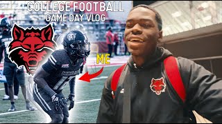I GOT MY FIRST START VS Texas state || Arkansas state football player day in the life