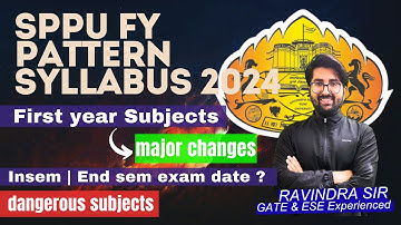SPPU first year pattern 2024 | Syllabus | sppu 2024 pattern | changes in pattern ? #sppu