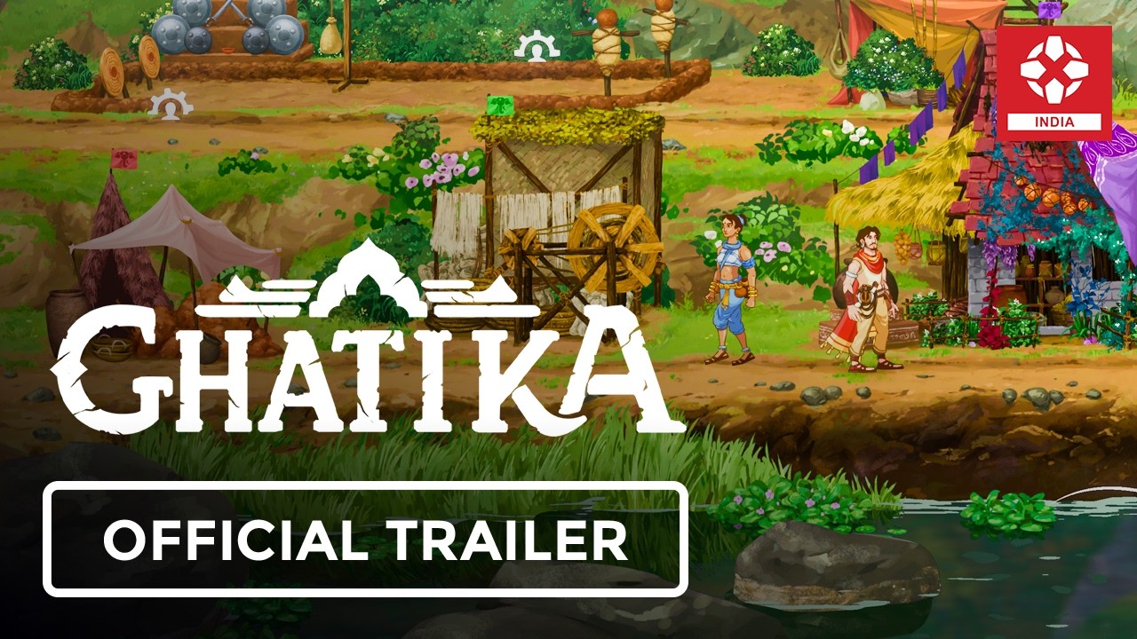 Ghatika | Hand illustrated 2D side-scroller | Official Reveal Trailer