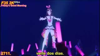 2K 60Fps Friday's Good Morning v.1 Vtuber Kizuna Ai live concert sub. Español