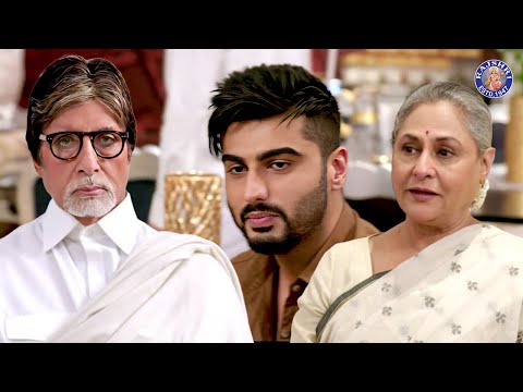 अमिताभ हुए अर्जुन के इंटरव्यू के बाद परेशान | Amitabh Bachchan & Jaya Bachchan Funny Scene | Ki & Ka