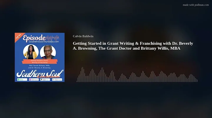 Getting Started in Grant Writing & Franchising wit...