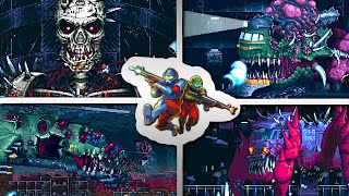 Iron Meat All Boss Fights 2 Player Local Coop Gameplay