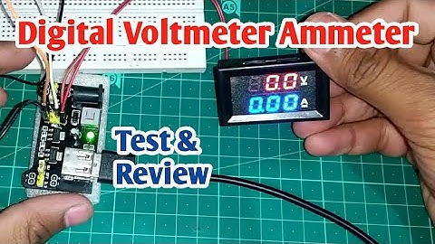 DC 0 100V 0 10A Digital Ammeter Voltmeter with dual display