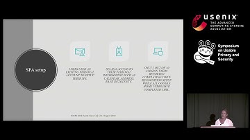 SOUPS 2019 - More than Smart Speakers: Security and Privacy Perceptions of Smart Home Personal