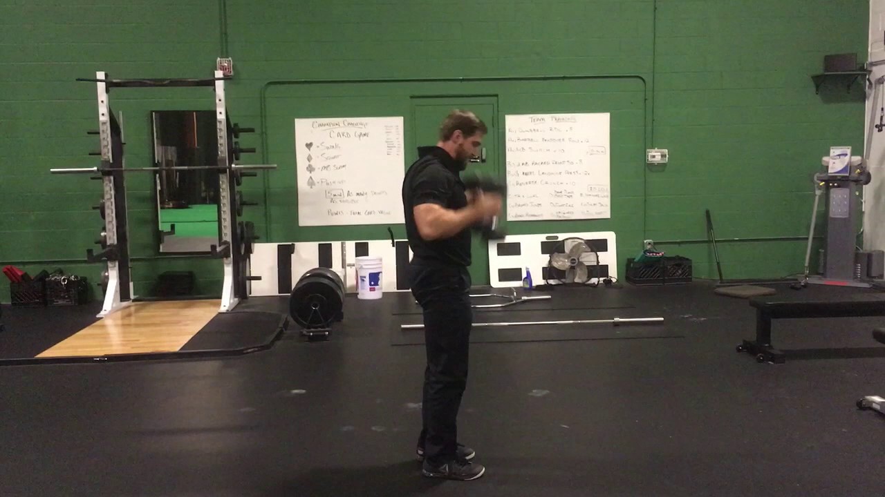 P21E: Double Dumbbell Ground to Overhead 