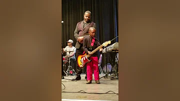 My grandson playing with Tim Rogers and the Fellas in Vidalia Ga. and the spirit of God moved on him