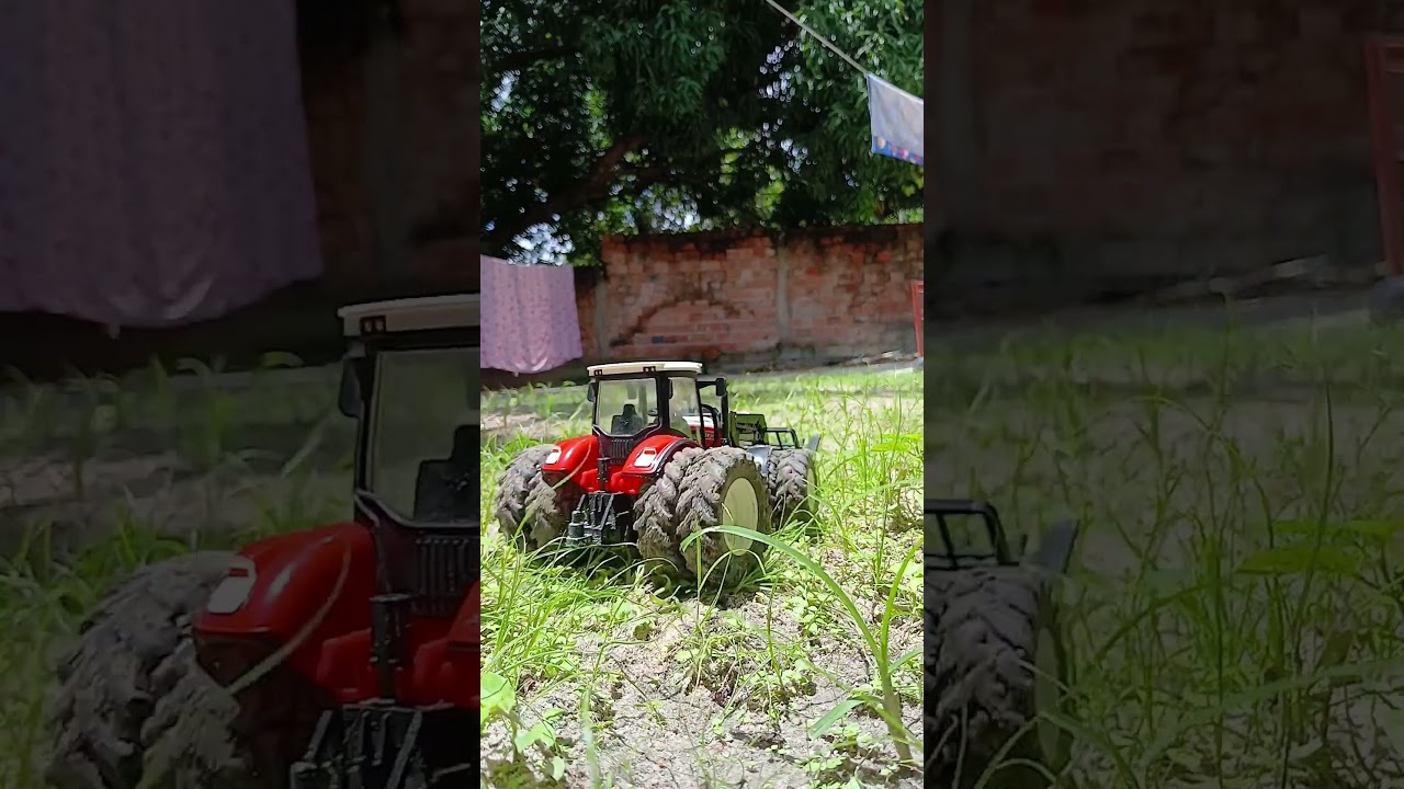 Trator de controle remoto