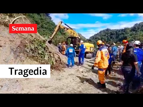 SEMANA llegó a Risaralda donde una montaña sepultó a un bus | Semana noticias