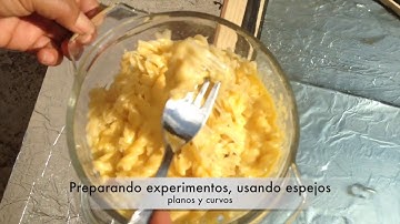 Ciencias 2014 _2015  Zona escolar 065.  Cocinando con espejos.