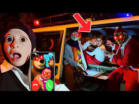 المهرجان و سانتا كلوز خطفو غفران بسيارة الاسعاف الساعة3 30صباحا وماشا وجنى حولت مساعدتنا مخيف