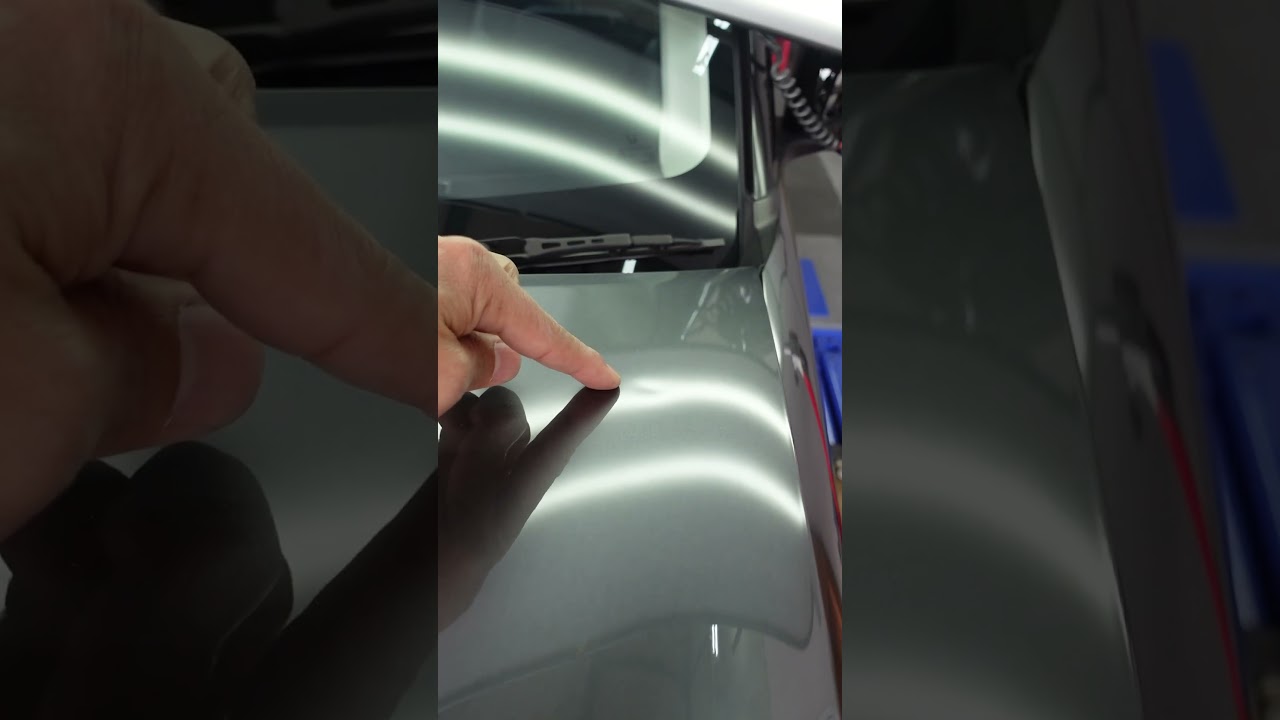 N ONE ボンネットのへこみ修理をデントリペア