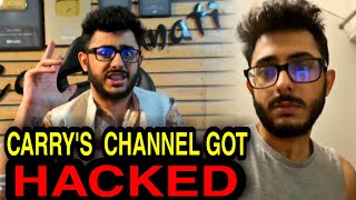 Carry Minati's Channel Got Hacked || Carry Is Live Channel Got Hacked || Ajey Nagar