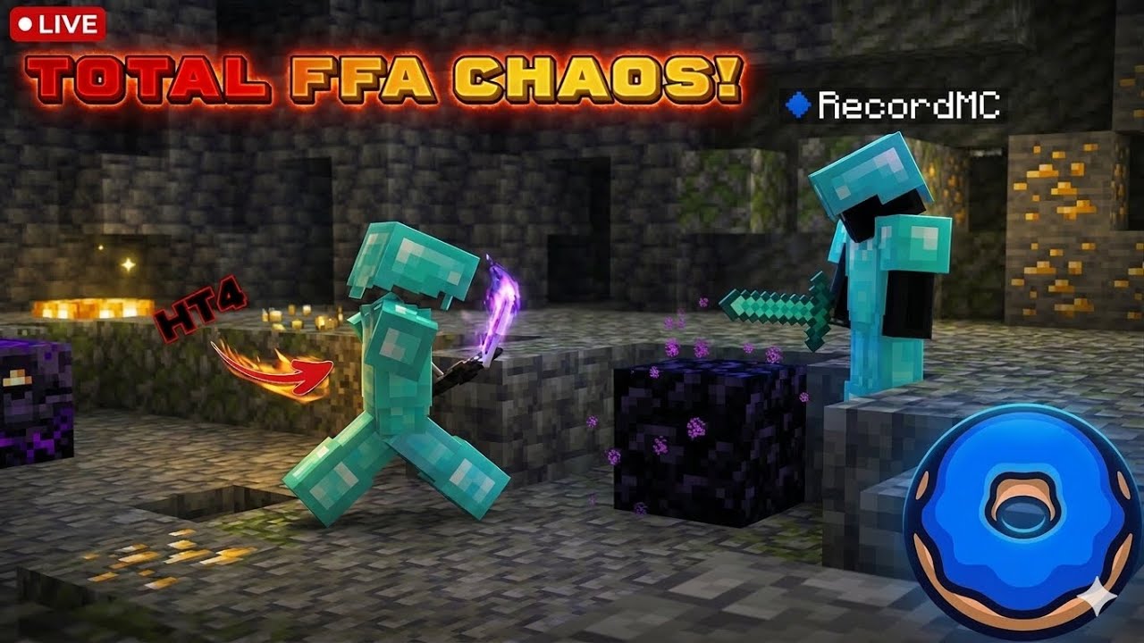 🔴 LIVE: DonutSMP FFA PvP - Total Chaos! Part 2 - YouTube