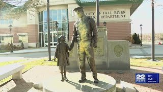 Man arrested for vandalizing fallen officers' memorial in Fall River