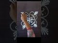 beautiful rangoli with dot,easy flower rangoli designs,rangoli for beginners,easy & unique rangoli