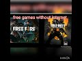 free games to play without internet - YouTube