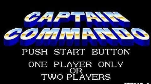Captain Commando - Playthrough (Arcade)