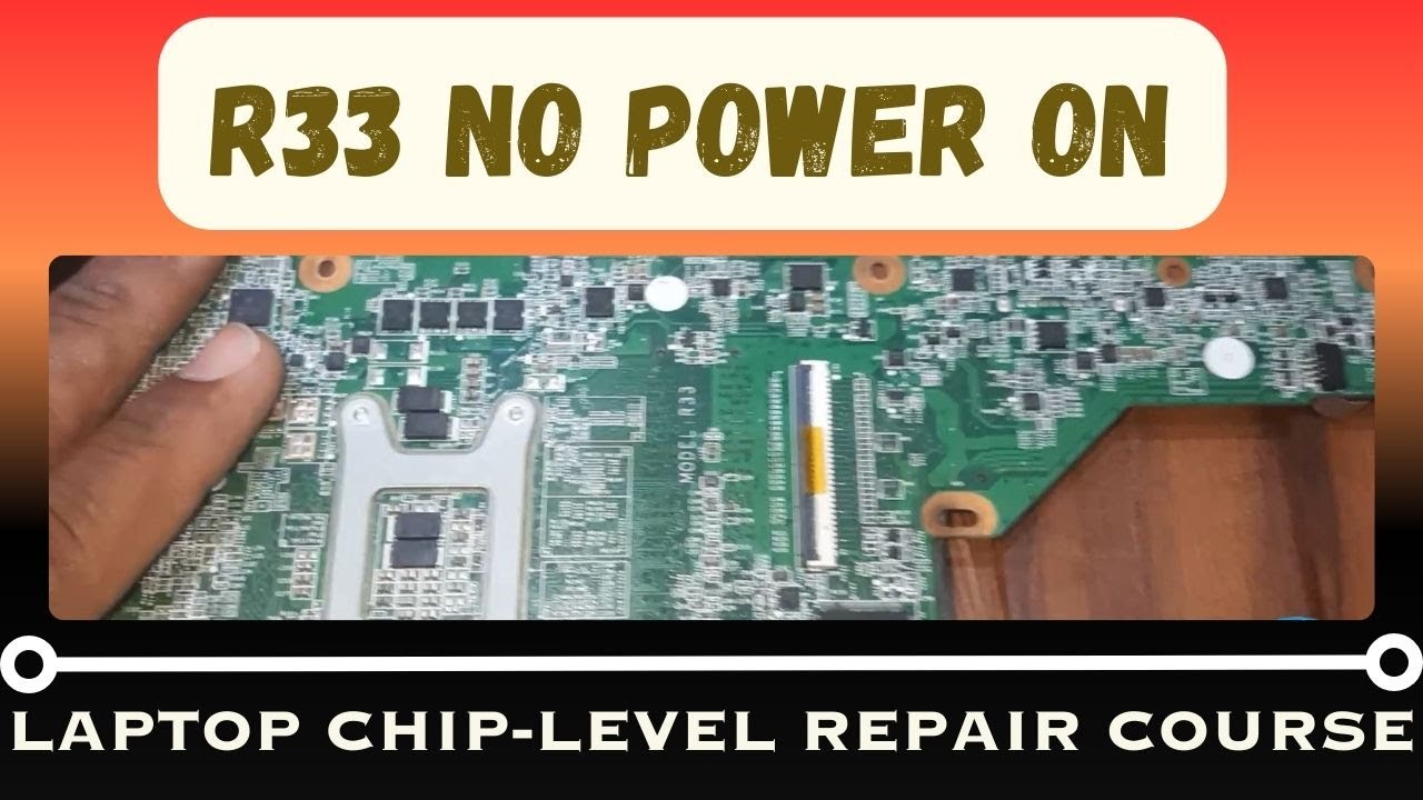 Laptop Repair: R33 No power ON | Solved by a Simple Trick || Laptop Repairing