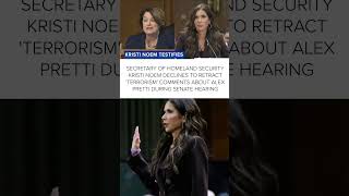 Noem declines to retract 'terrorism' comments about Alex Pretti during Senate hearing