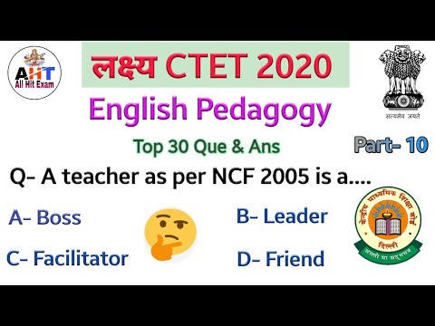 CTET 2020 | CTET English | Ctet English Pedagogy Live Class 10 ...
