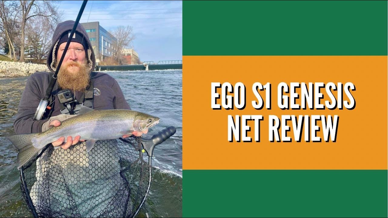 EGO S1 GENESIS Pvc Coated Net Review / Steelhead Fishing Net Review, Salmon  Net, Pike Fishing Net 