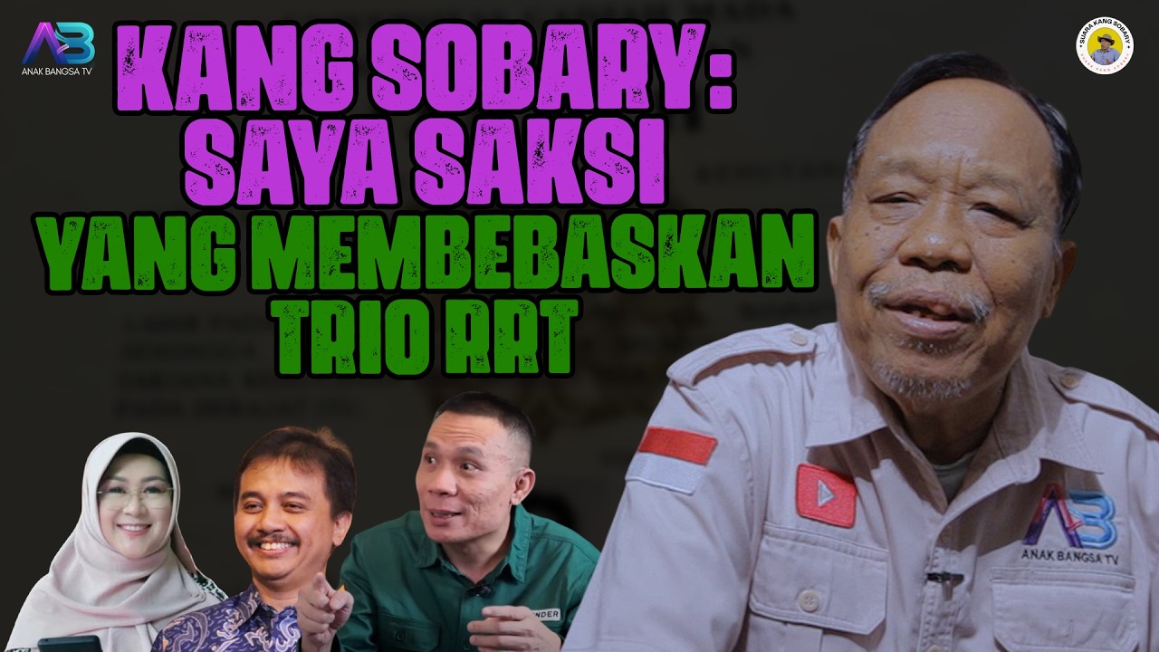 Trio Rrt KANG SOBARY: SAYA SAKSI YANG MEMBEBASKAN TRIO RRT - YouTube